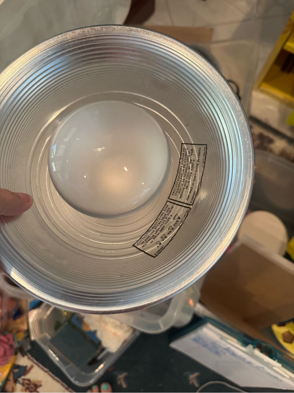 Silver Reflector Clip Lamp -all 5 does not come w bulbs - Picture 3 of 4